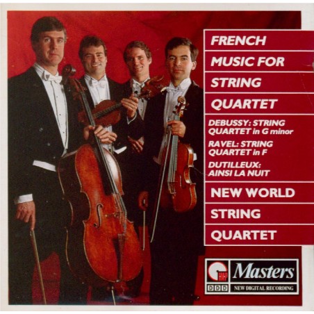 Musique française pour quatuor à cordes..